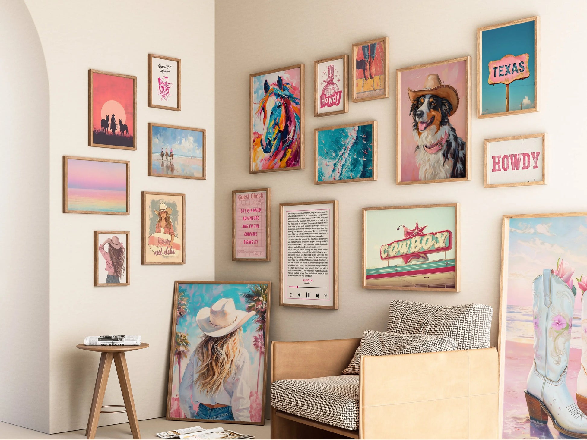 Maximalist Cowgirl, over 220 prints Il mio negozio