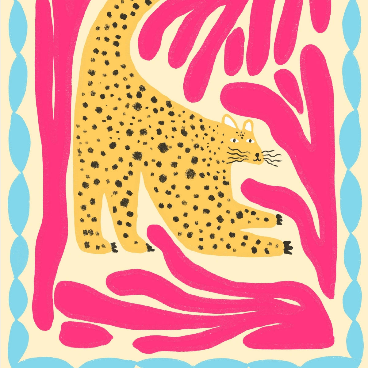 Leopard Wall Art - Coastal Jungle Print