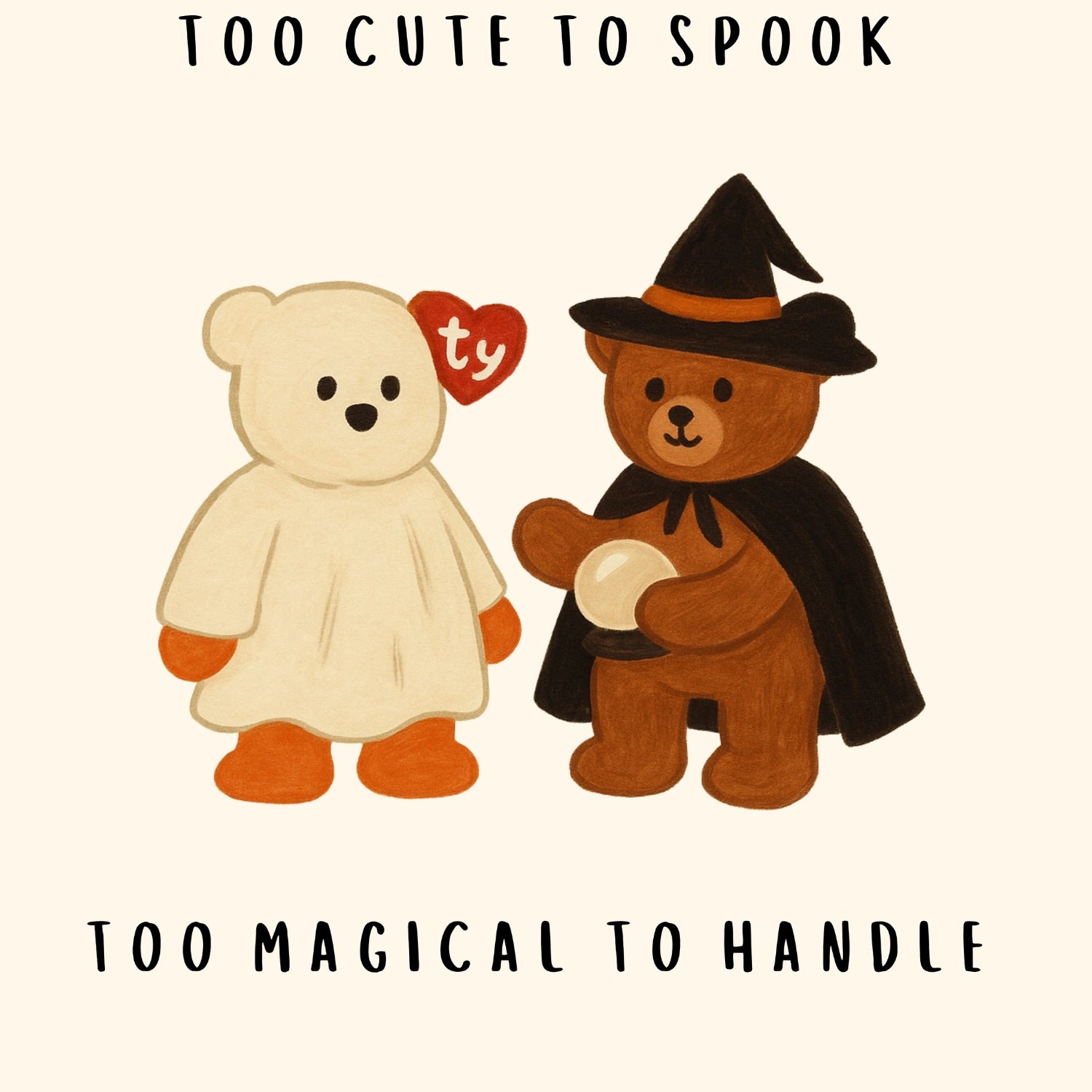 Too Cute to Spook Wall Art – Halloween Beanie