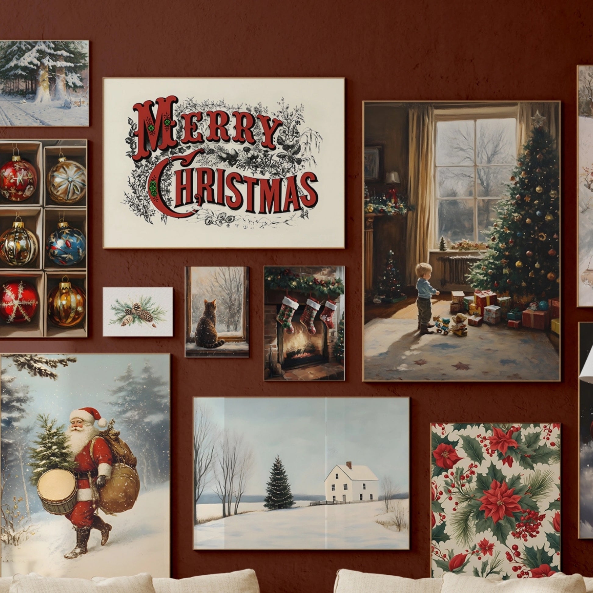 Vintage Christmas, over 690 prints