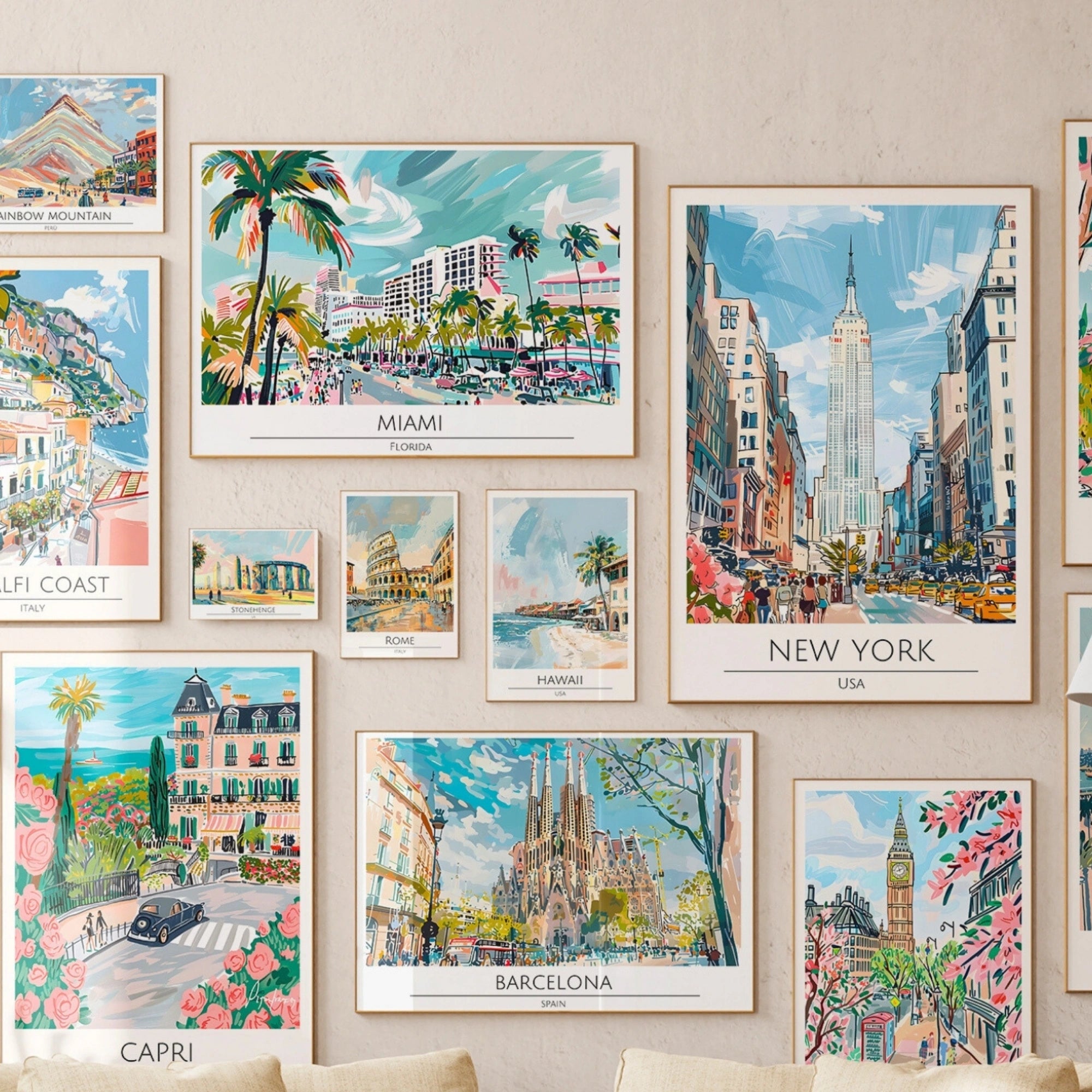 Trendy Travel, over 300 prints