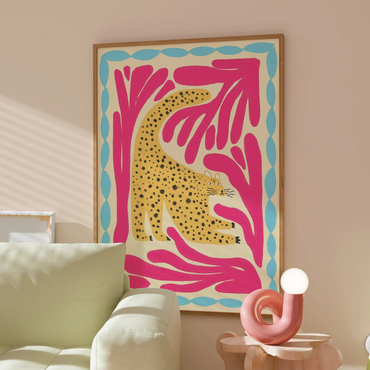 Leopard Wall Art - Coastal Jungle Print