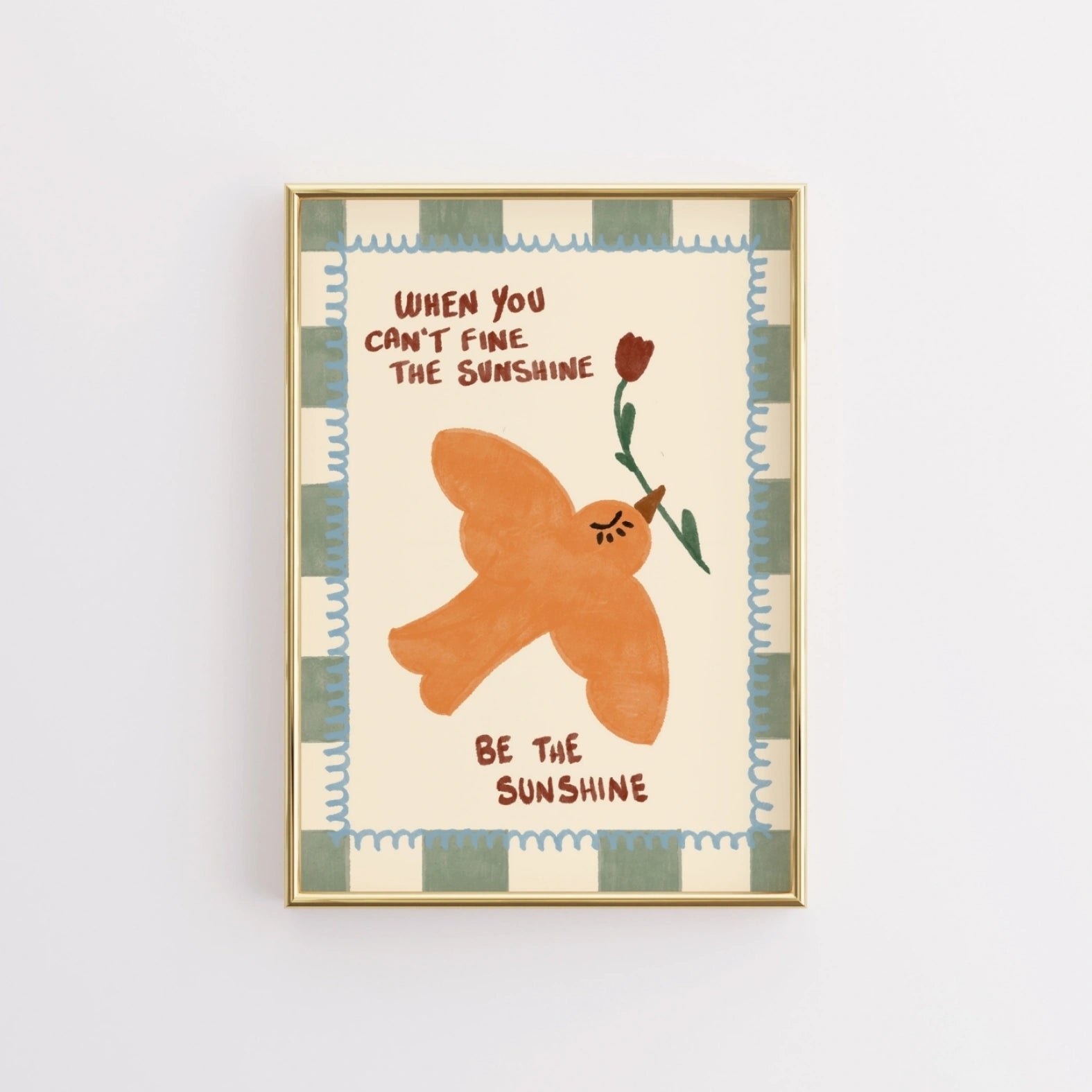 Arte murale con citazioni positive per bambini