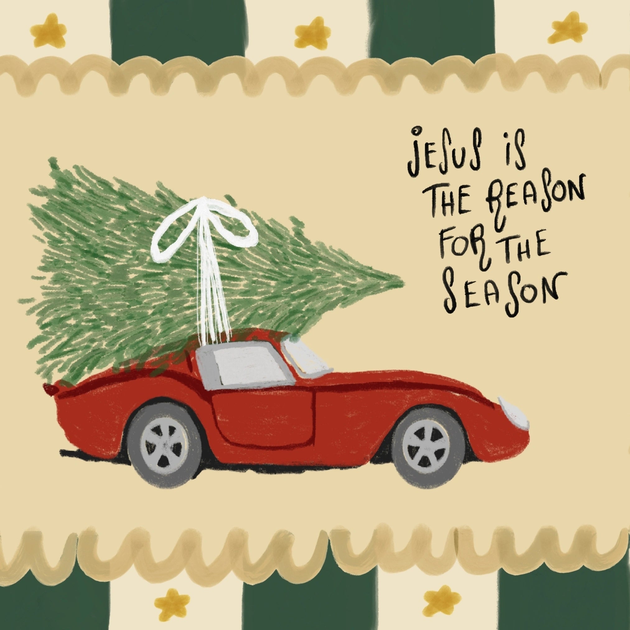 Jesus Is the Reason for the Season Christmas Print