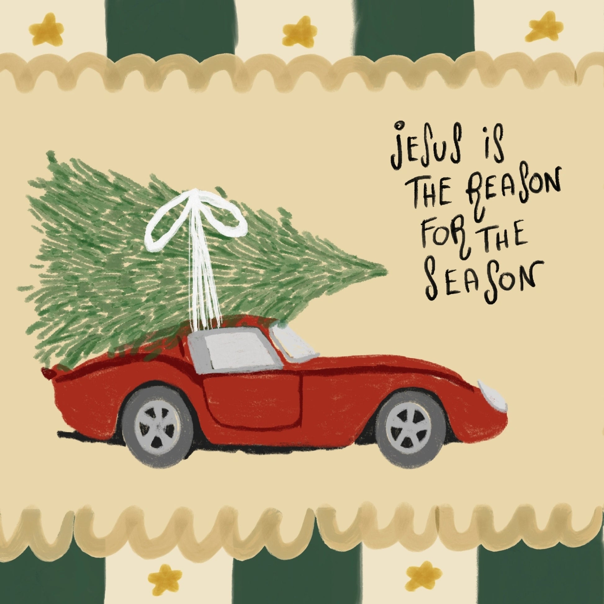 Jesus Is the Reason for the Season Christmas Print