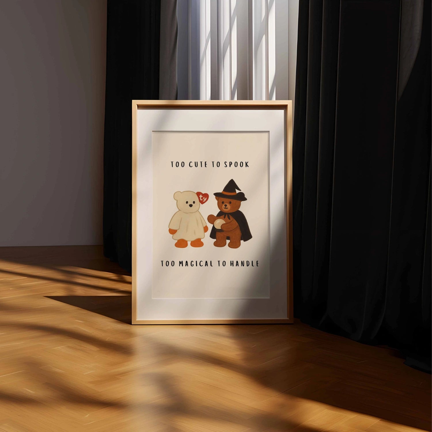 Too Cute to Spook Wall Art – Halloween Beanie