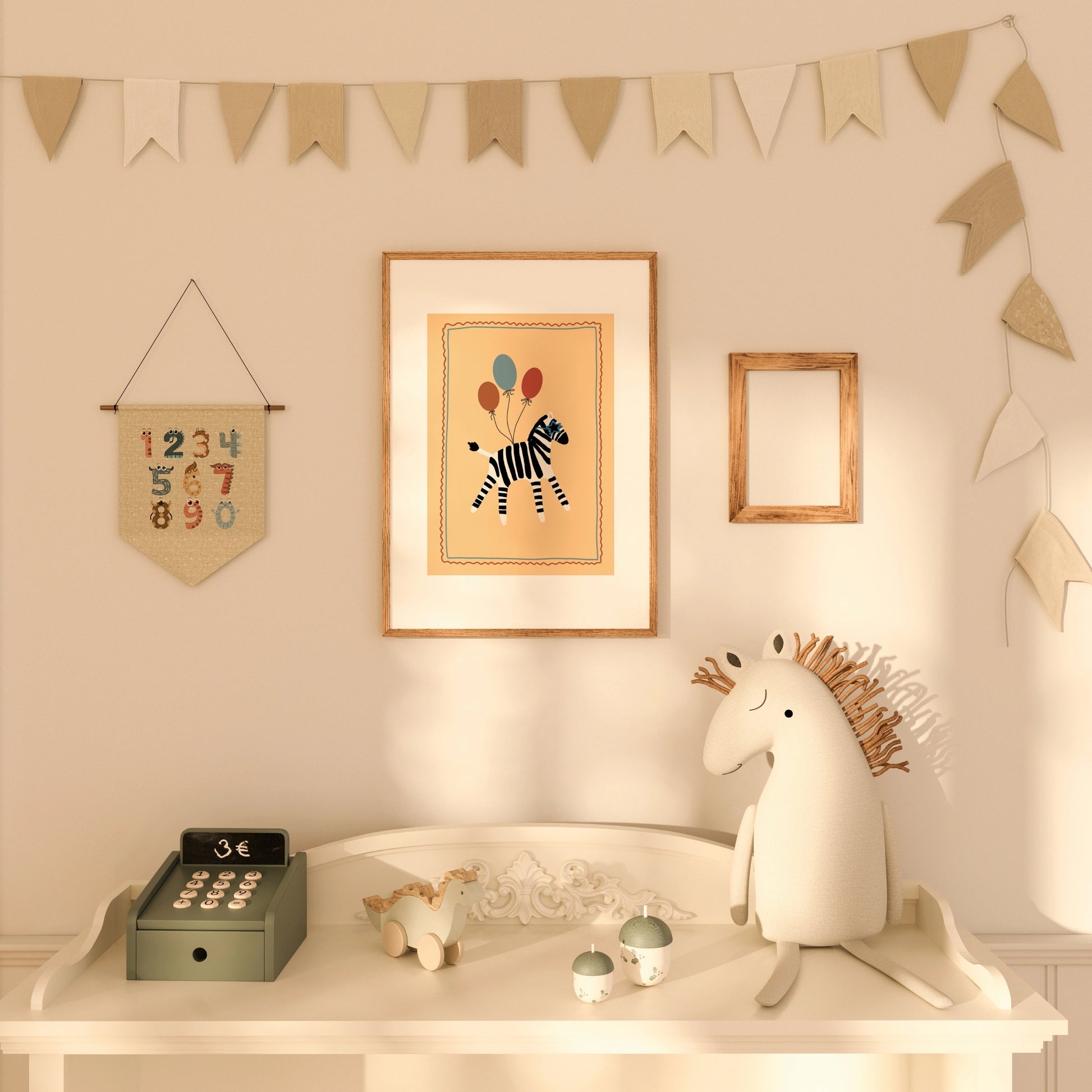 Stampa zebra per cameretta dei bambini