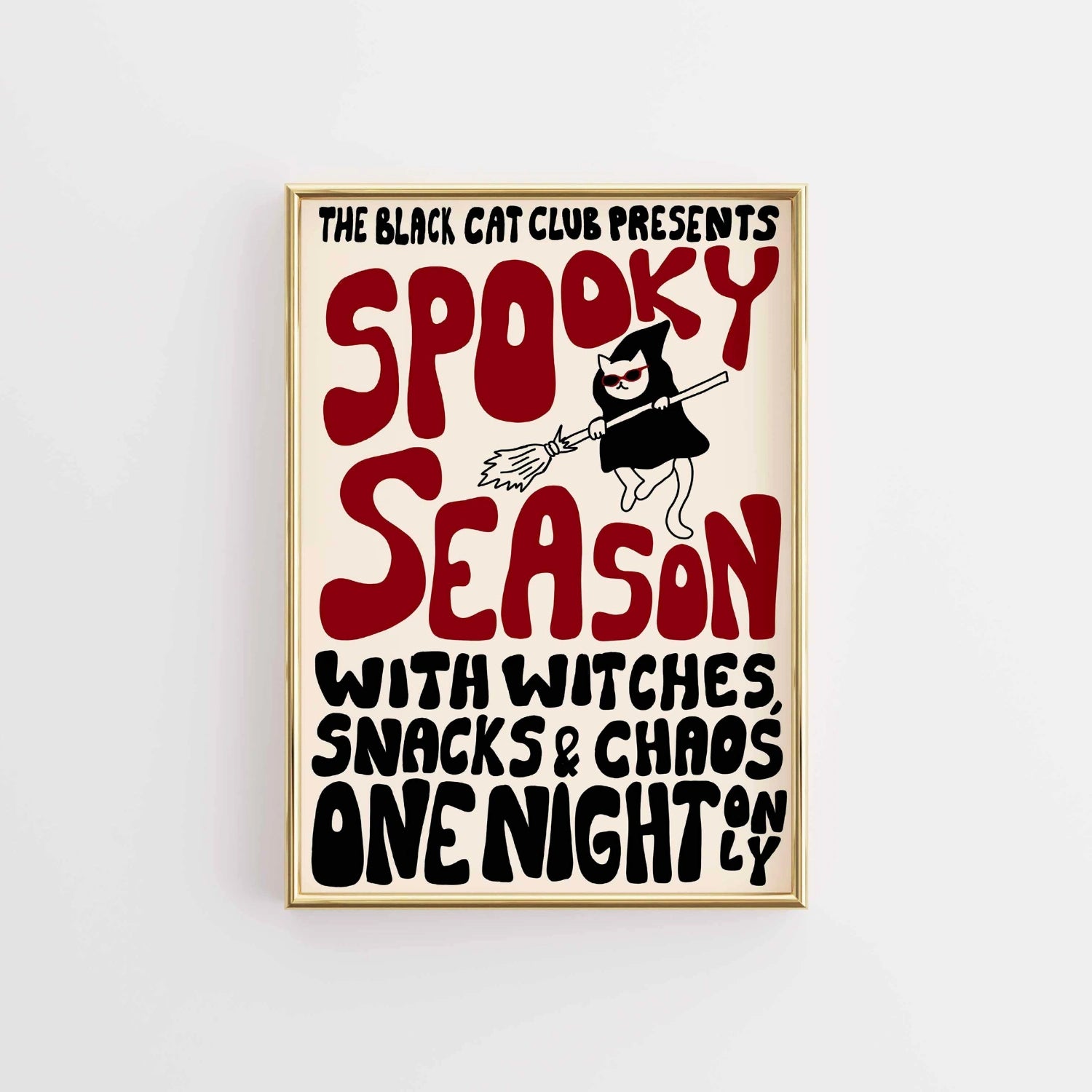 Spooky Season Poster  – Retro Halloween