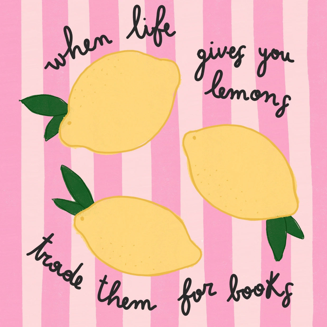 Lemon Bookish – Lustige Lese-Prints