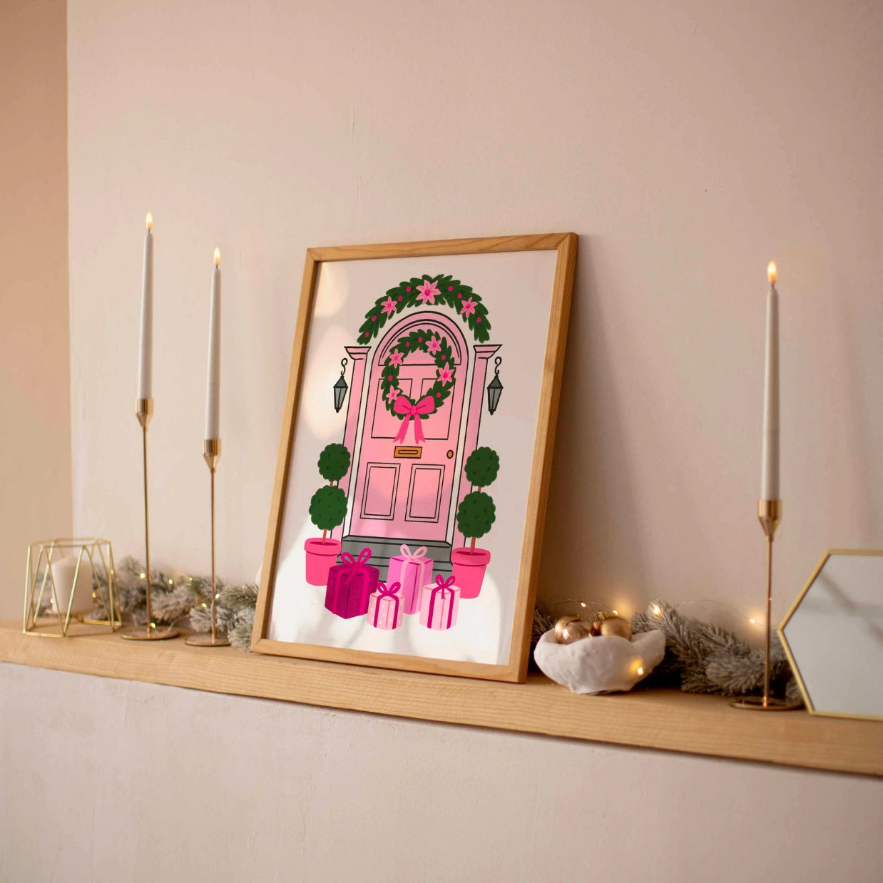 Holiday Front Porch Print