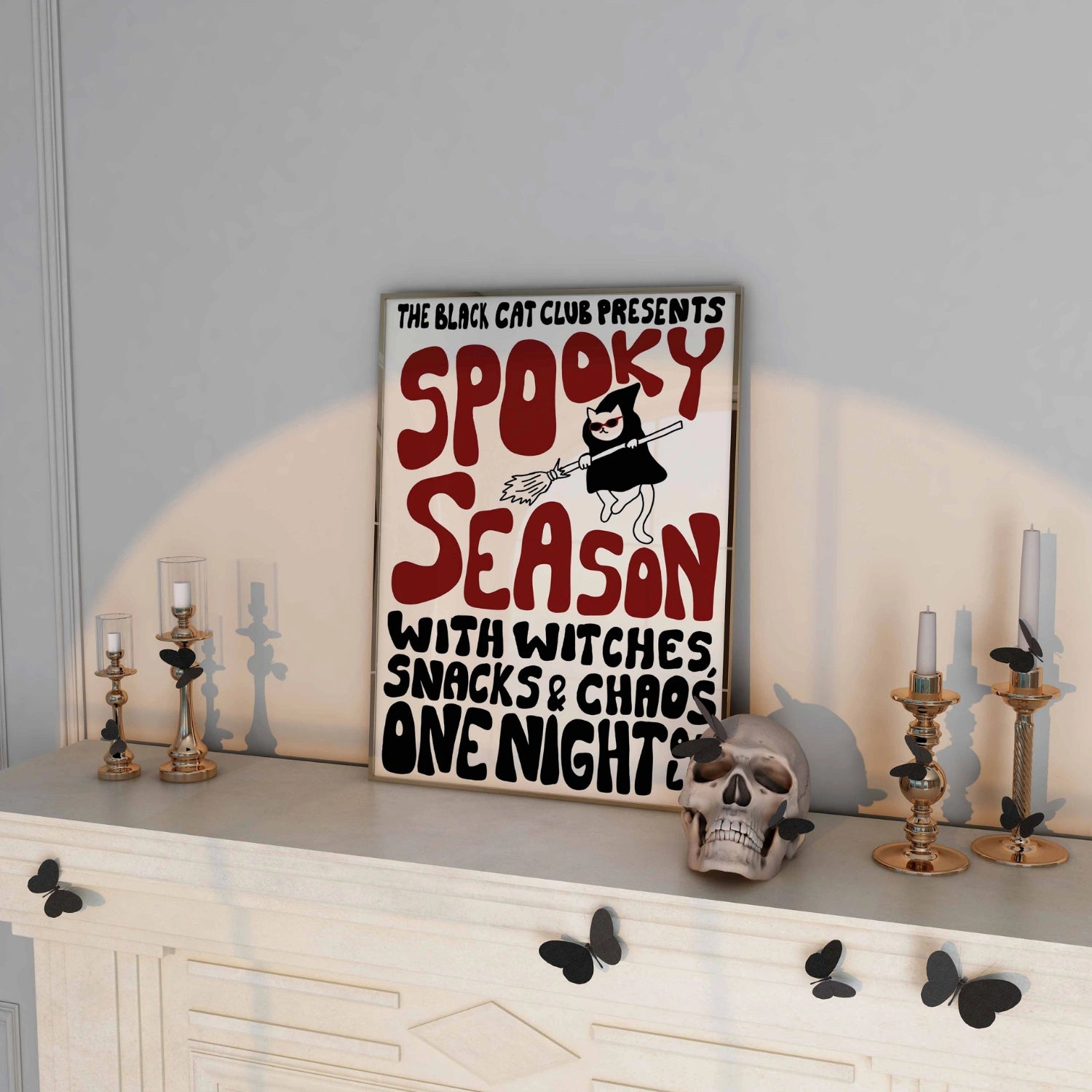 Spooky Season Poster  – Retro Halloween