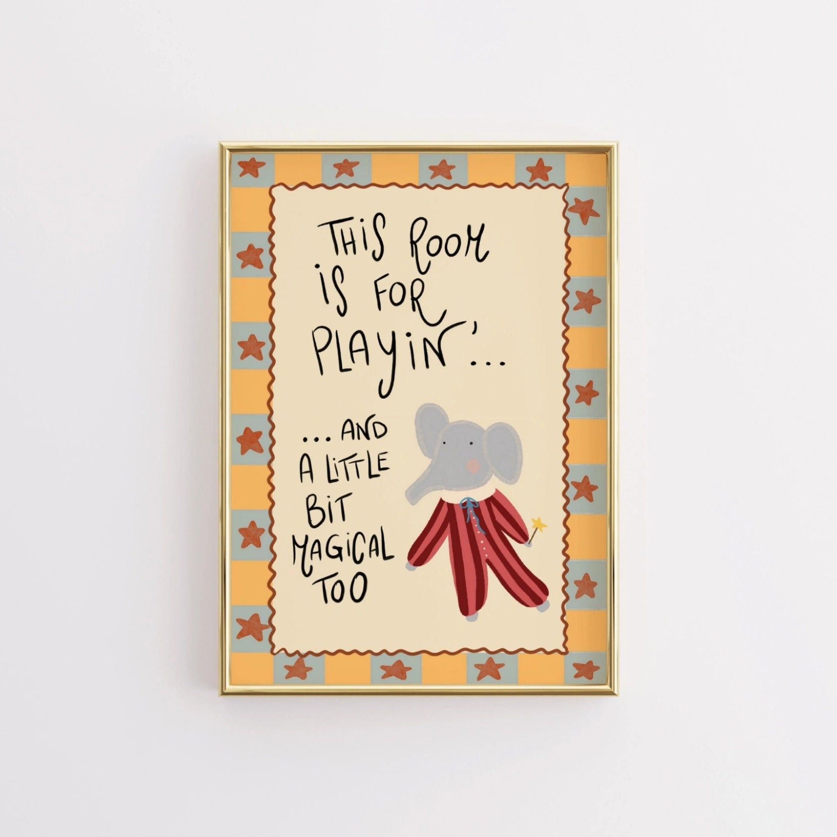 This Room Is for Playin’ Nursery Print