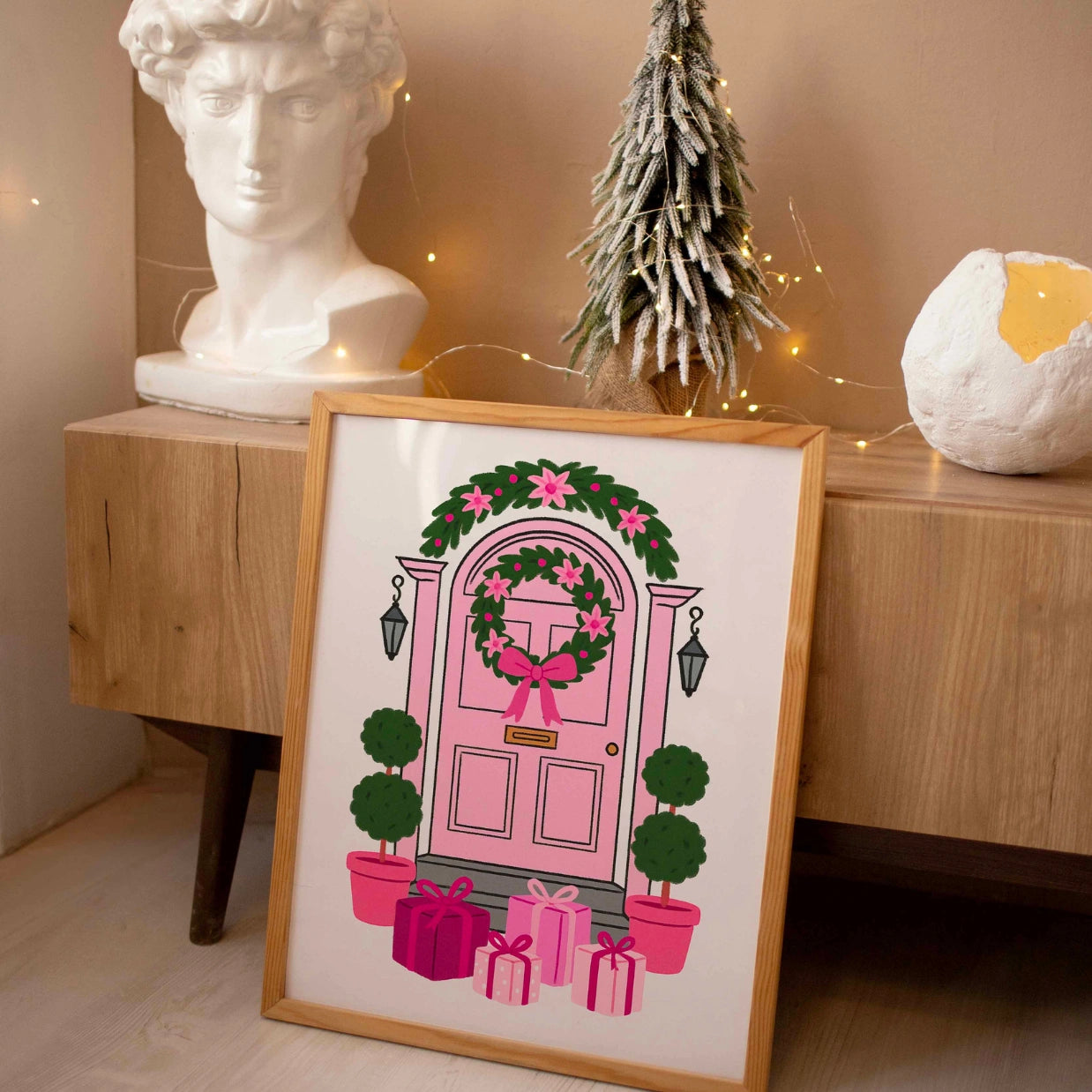 Holiday Front Porch Print