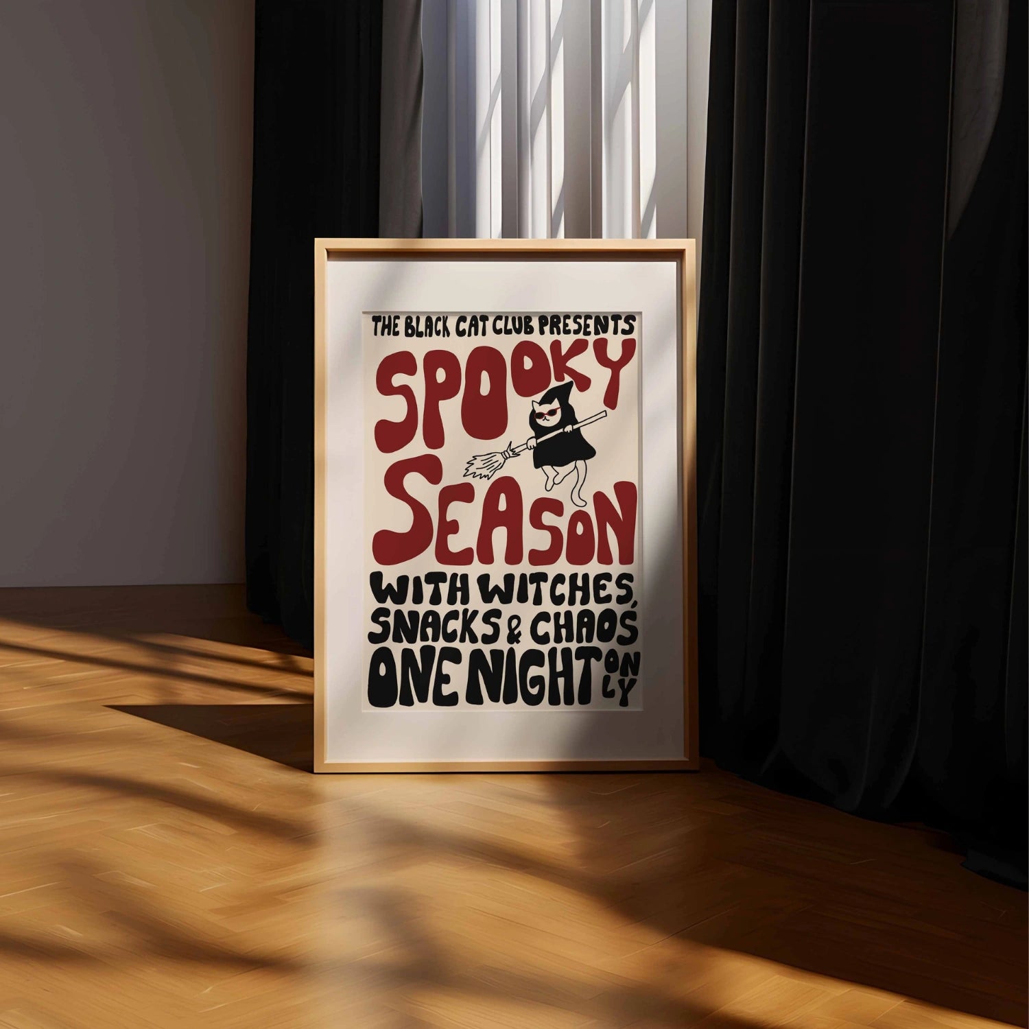 Spooky Season Poster  – Retro Halloween