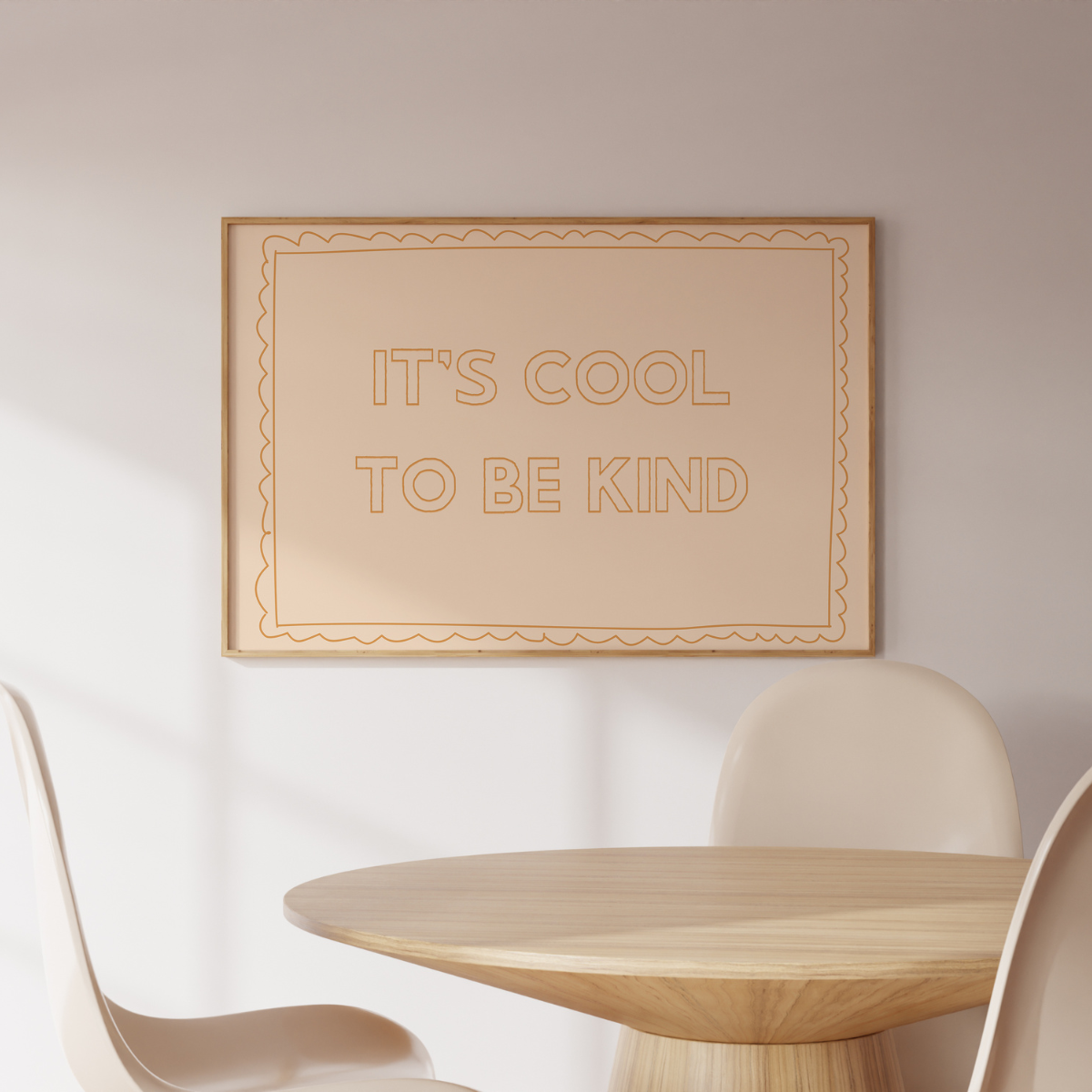 It’s Cool to Be Kind Nursery Print – Positive Quote Wall
