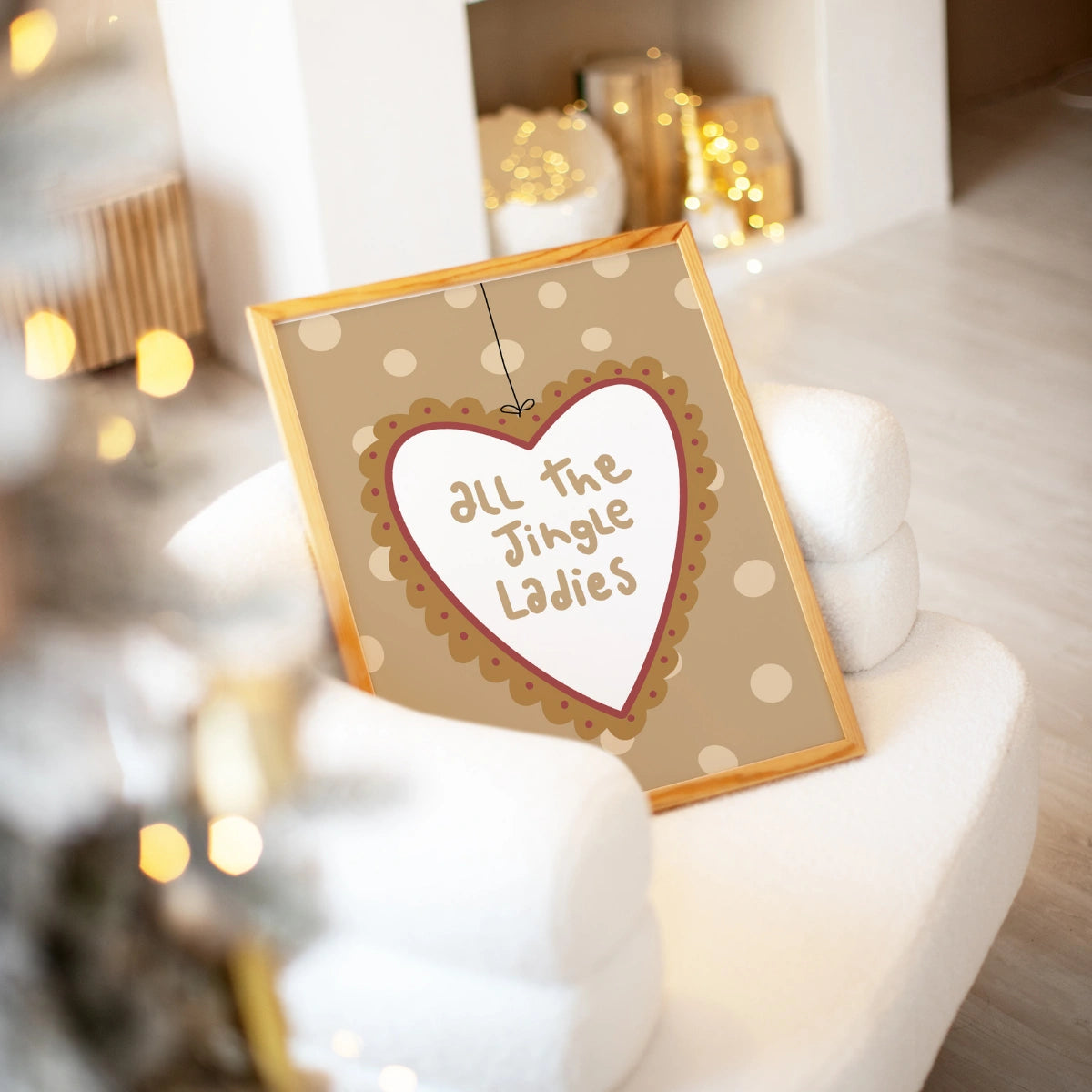 All the Jingle Ladies Christmas Print