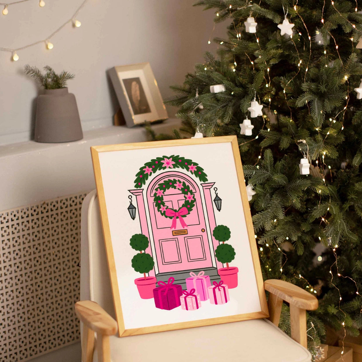 Holiday Front Porch Print
