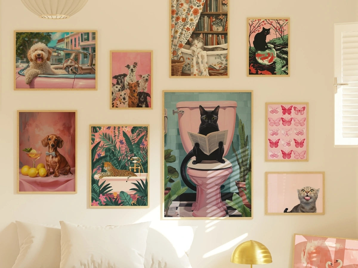 Maximalist Animals, over 430 prints