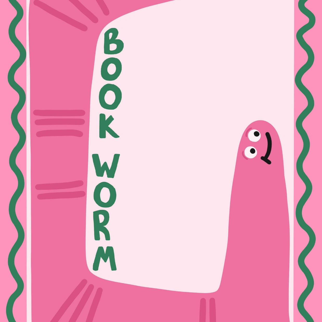 Bookworm - Funny Bookish Print