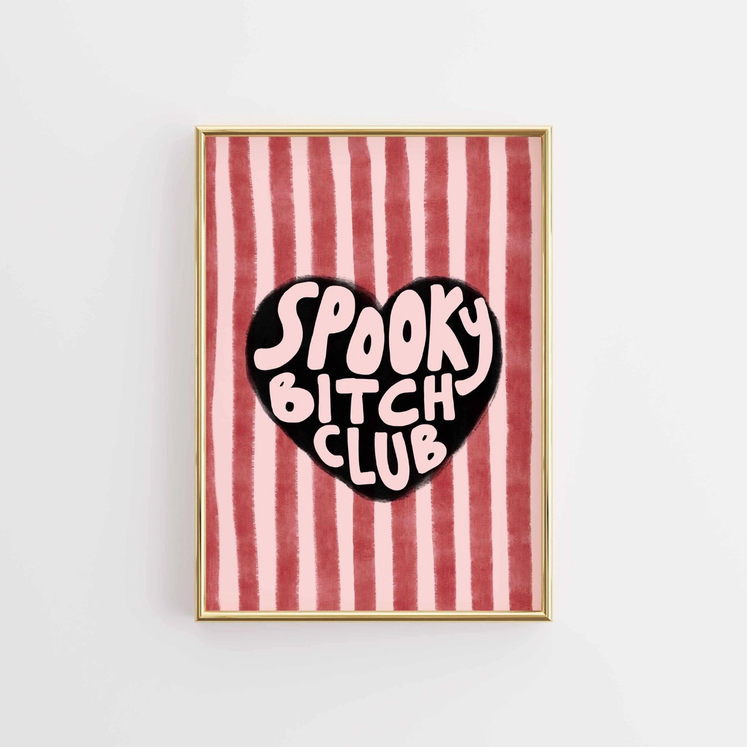 Spooky Bitch Club Wall Art – Funny Halloween Poster