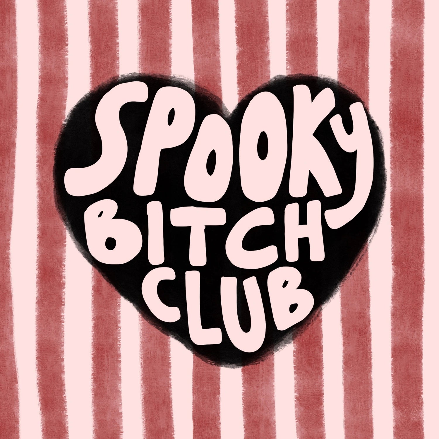 Spooky Bitch Club Wall Art – Funny Halloween Poster