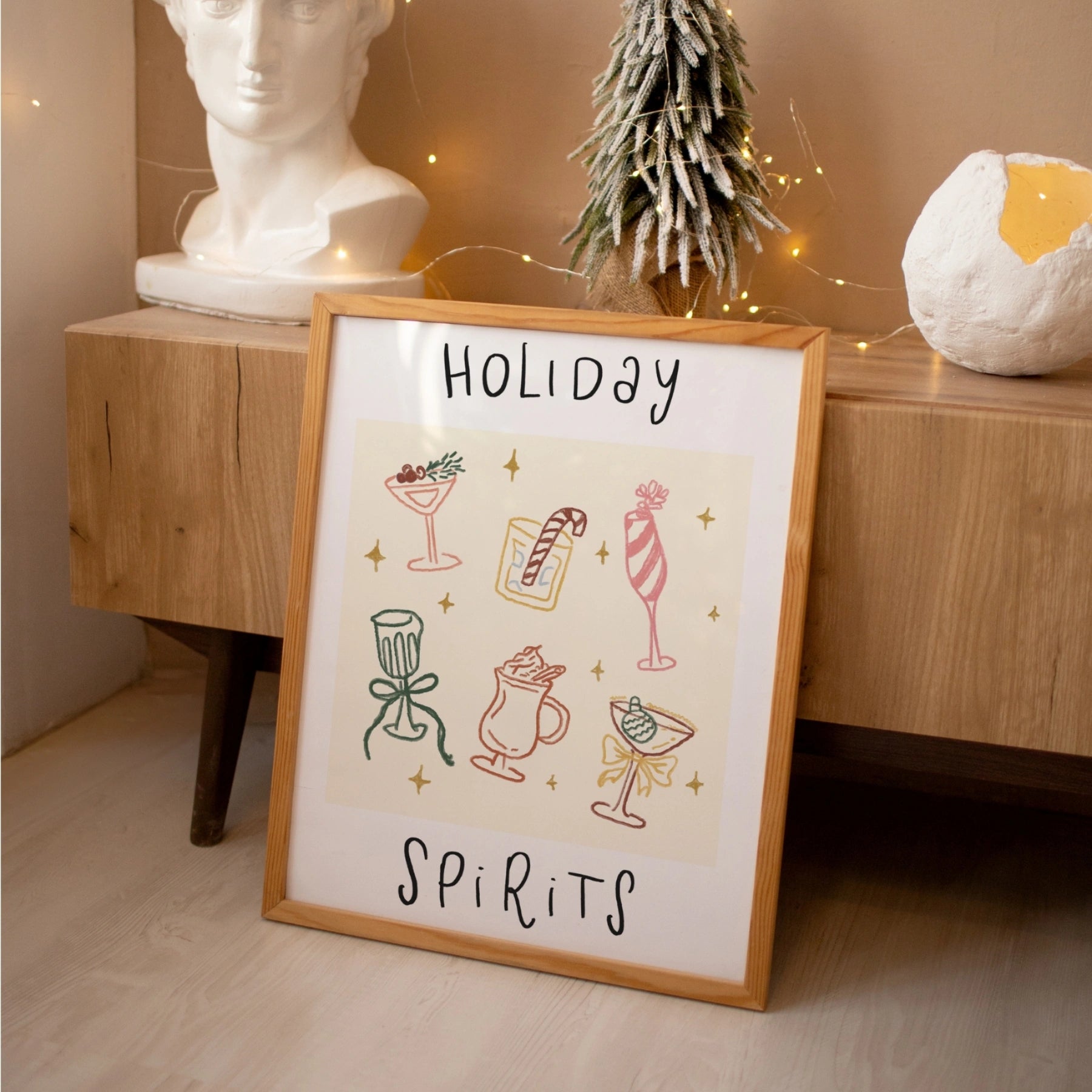Festive Cocktail Wall Art