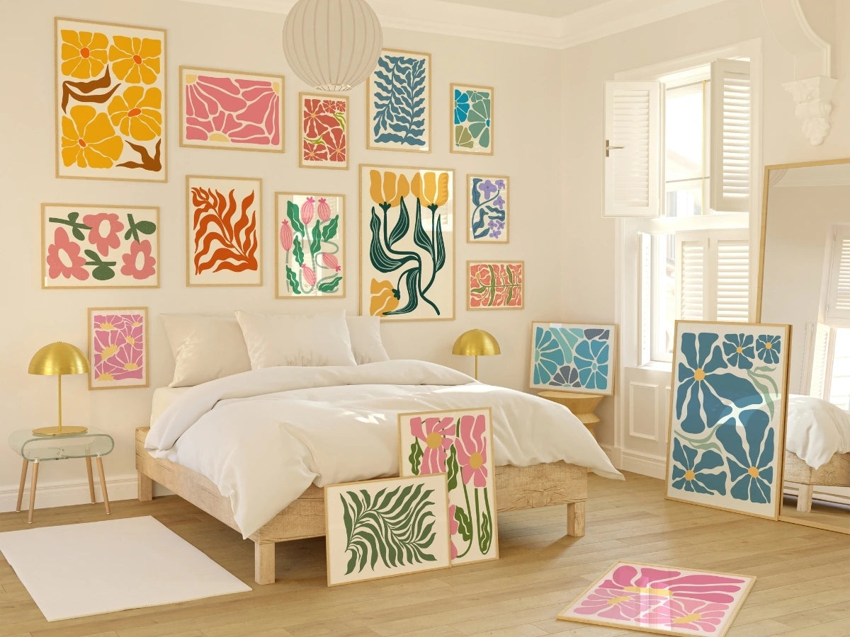 Abstract Flower, over 280 prints