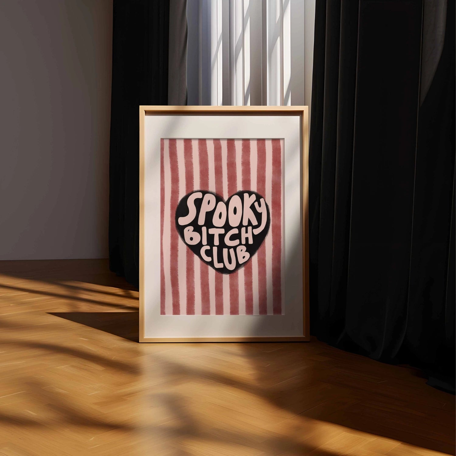 Spooky Bitch Club Wall Art – Funny Halloween Poster