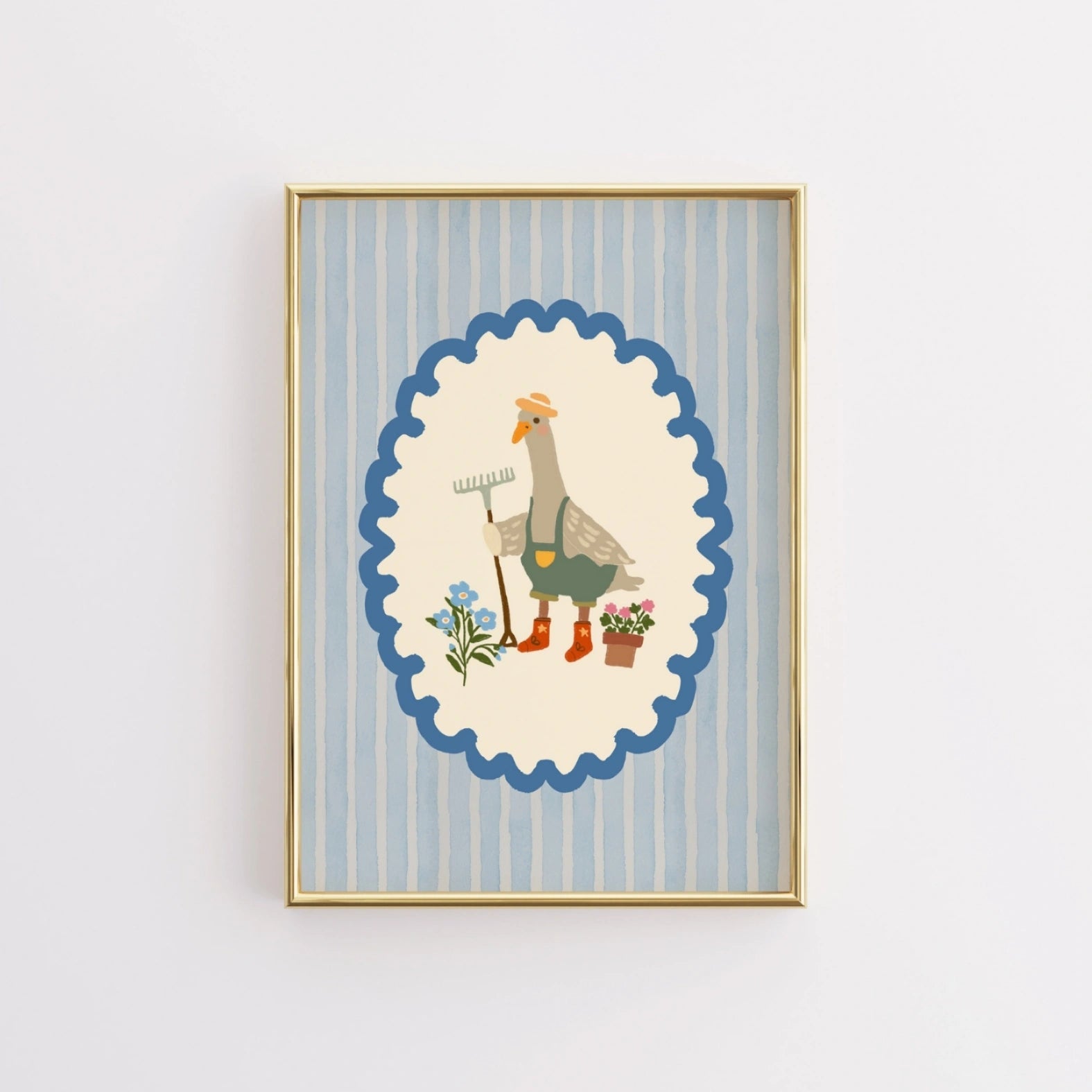 Stampa vivaio Goose Gardener