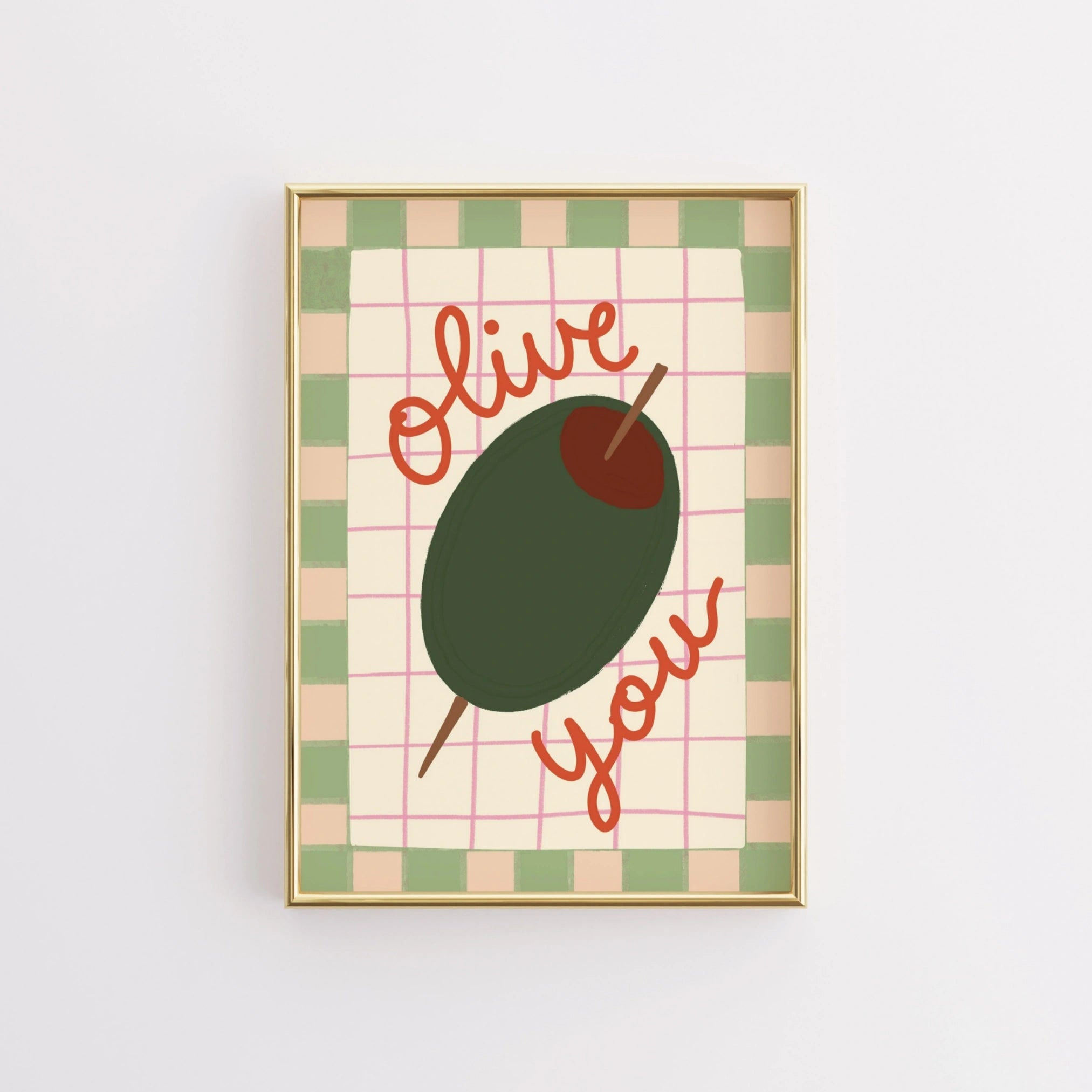 Olive You Kitchen Wall Art