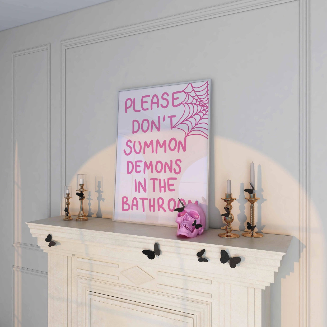 Don’t Summon Demons  – Funny Halloween Print