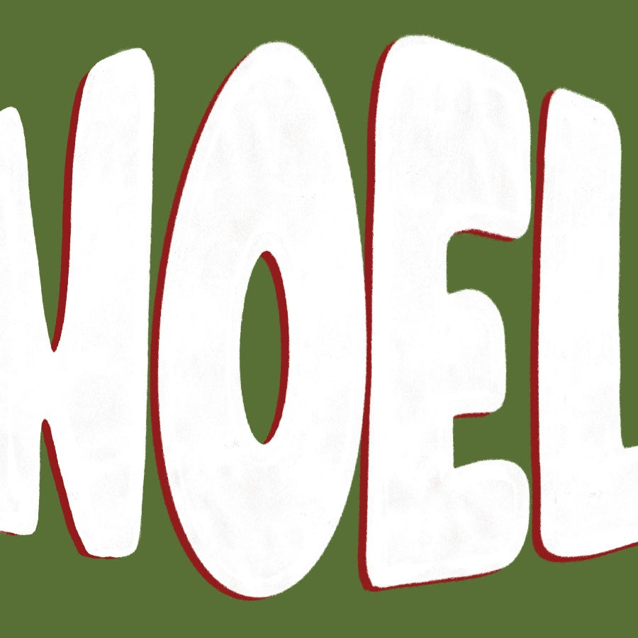Noel Wall Art - Classic Christmas Typography Print