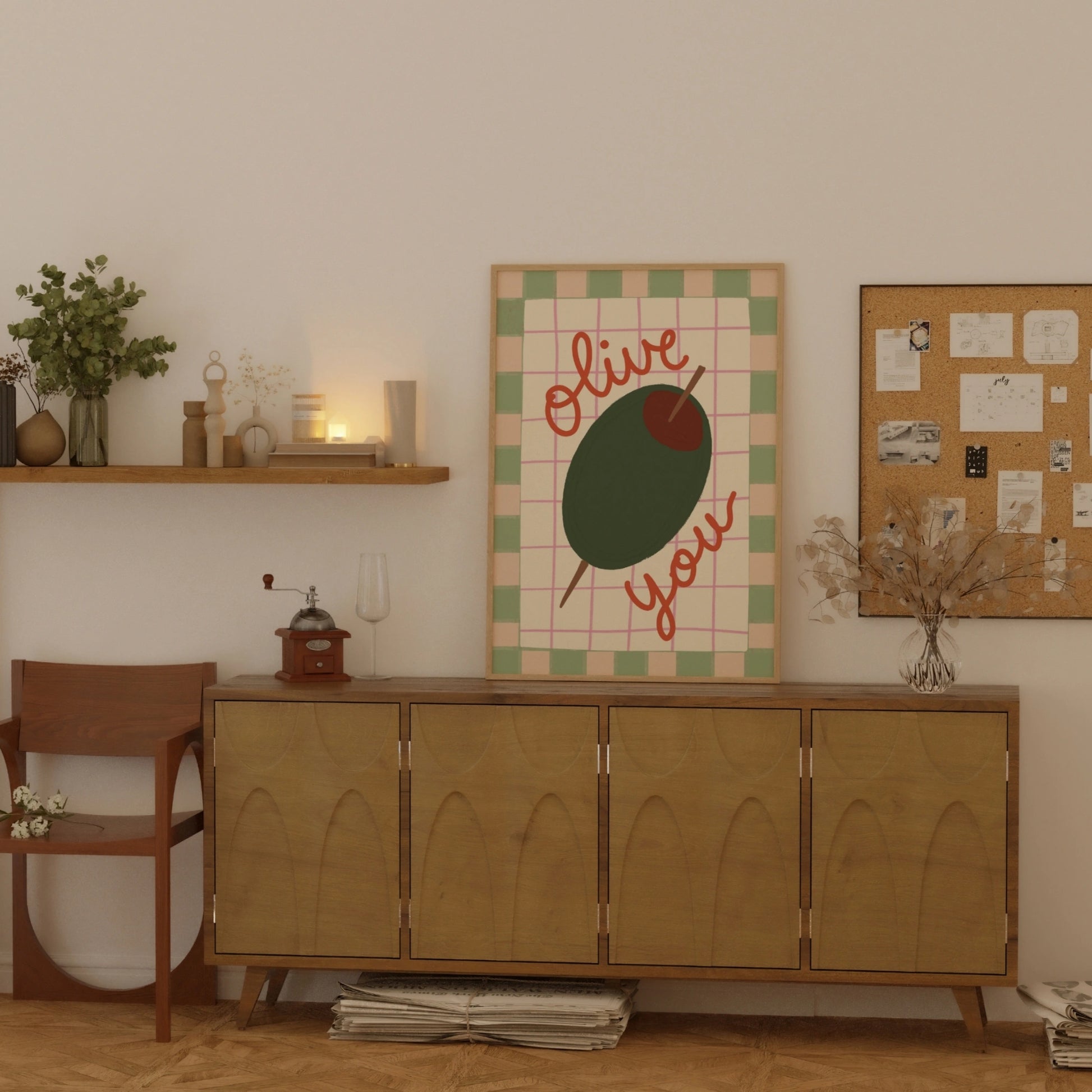 Olive You Kitchen Wall Art