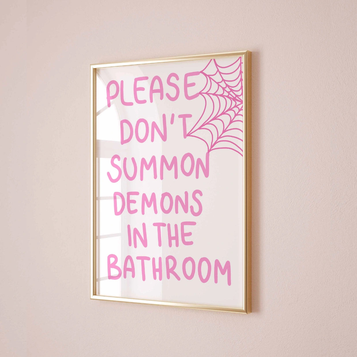 Don’t Summon Demons  – Funny Halloween Print