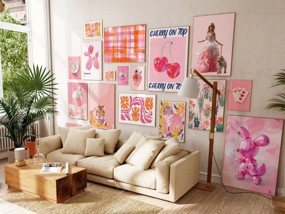 Pink Eclectic, over 1500 prints