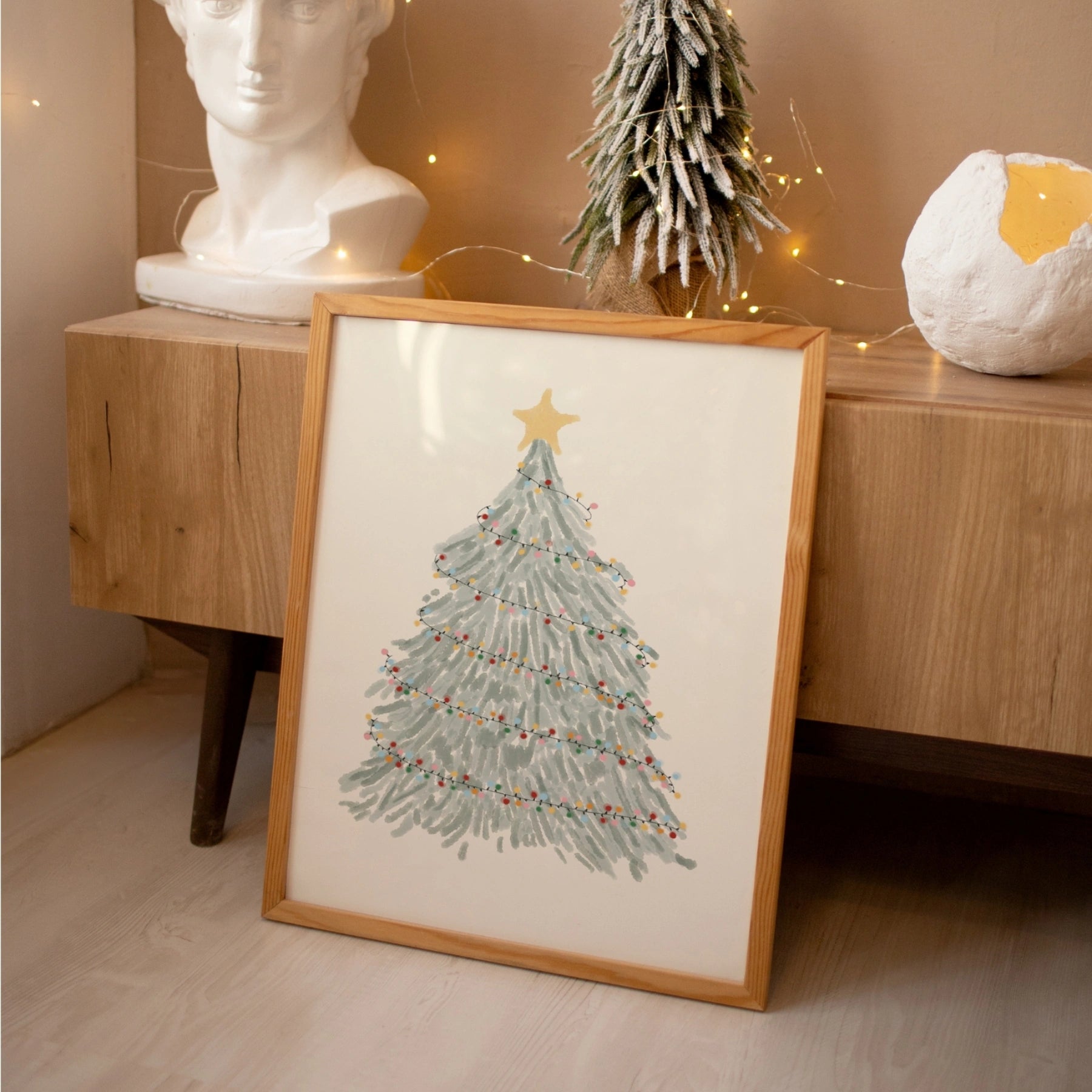 Classic Christmas Tree Wall Art