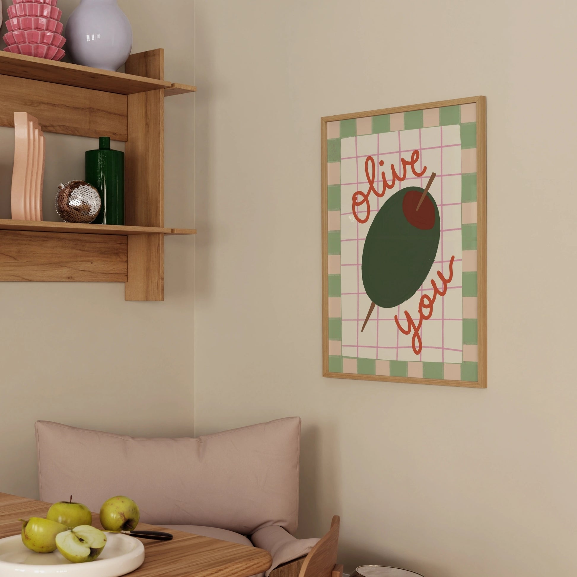 Olive You Kitchen Wall Art