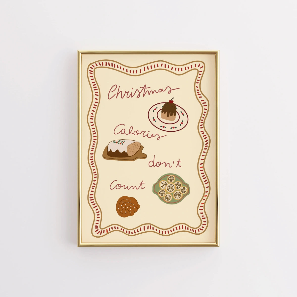 Christmas Calories Don’t Count Print