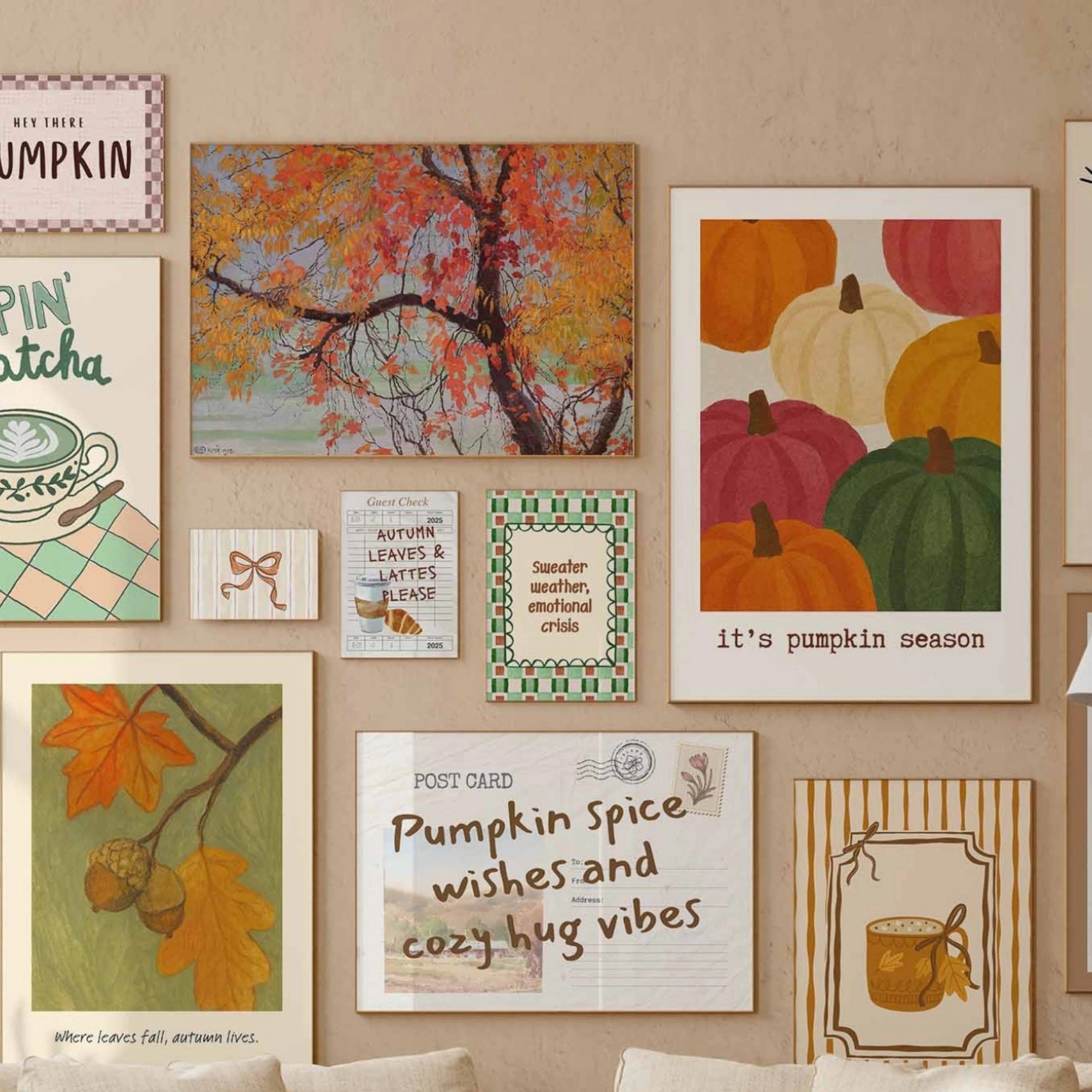 Handmade Autumn Decor, over 100 Print