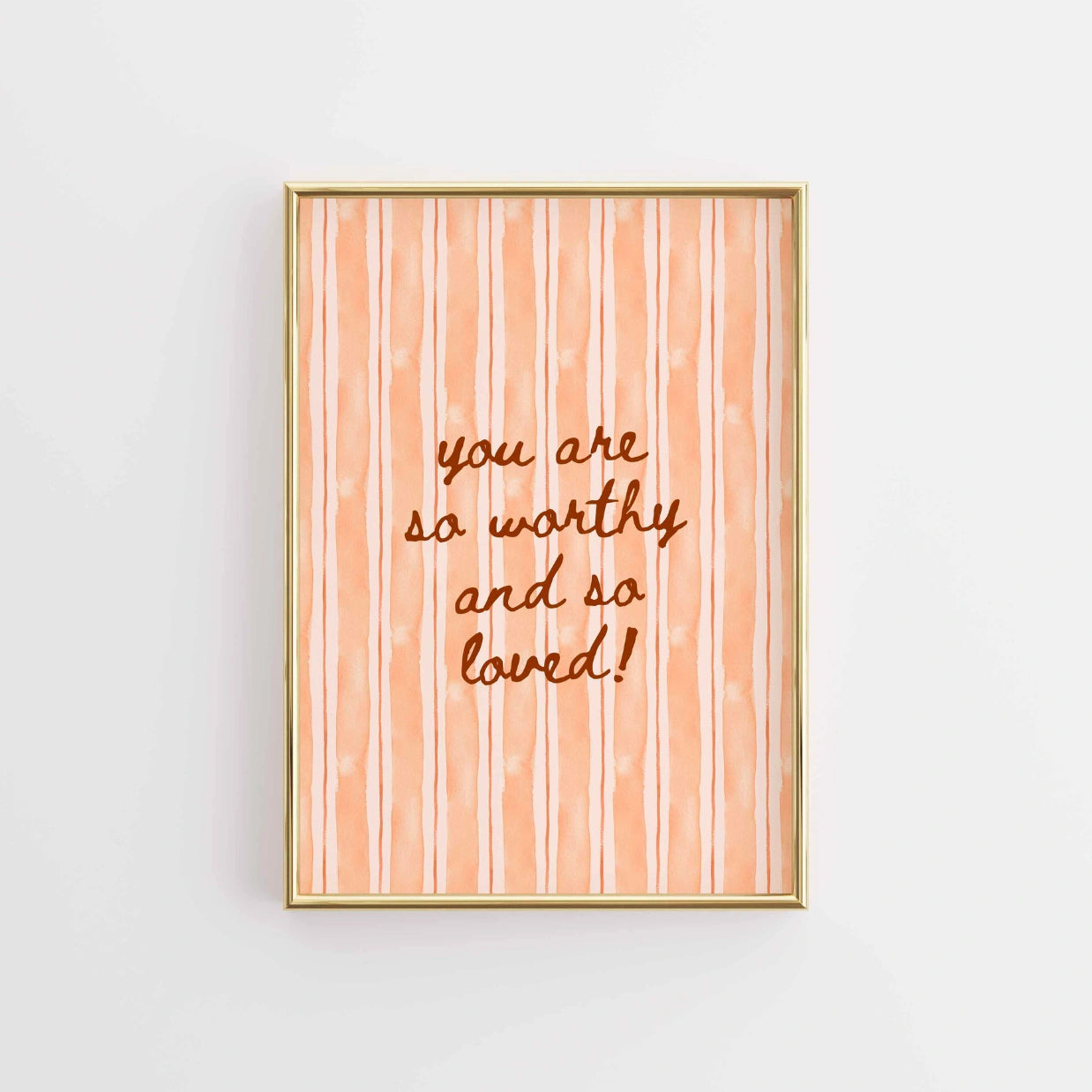 Inspirierendes christliches Zitat als Druck