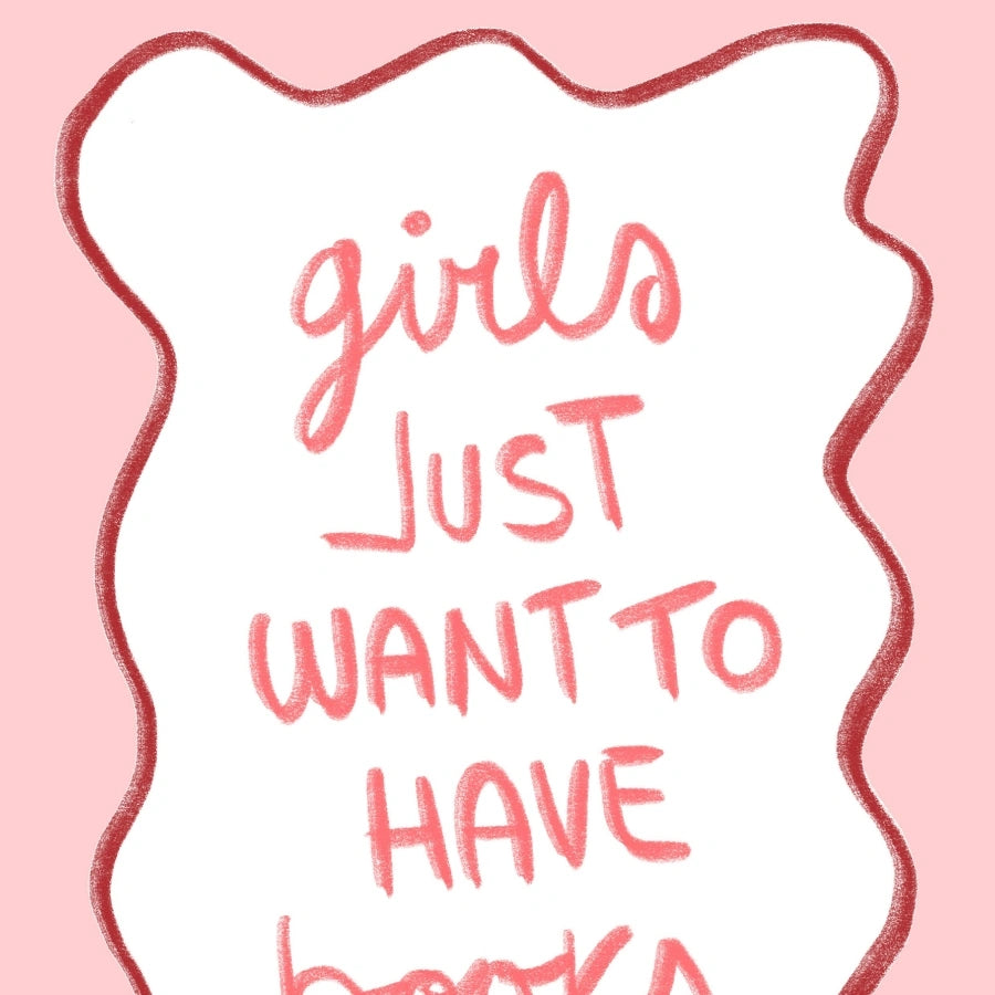 Girls Just Want to Have Books – Bookish Wall Art