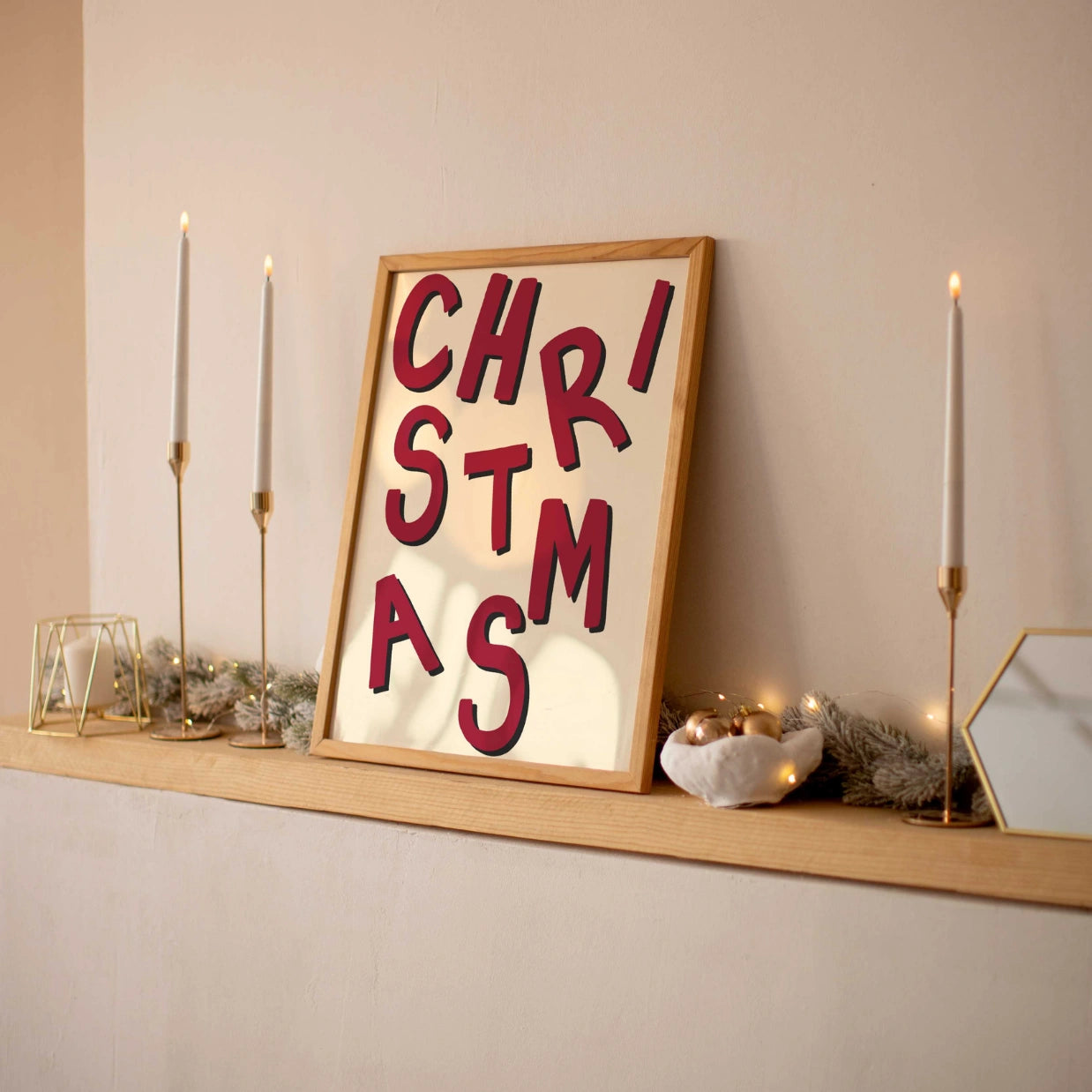 Bold Christmas Wall Art