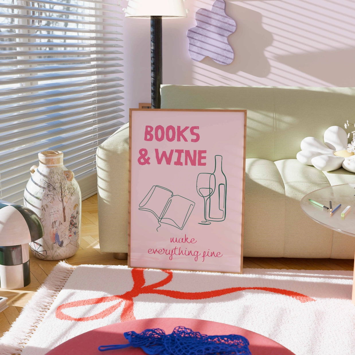 Libri e vino - Stampa rosa libresca