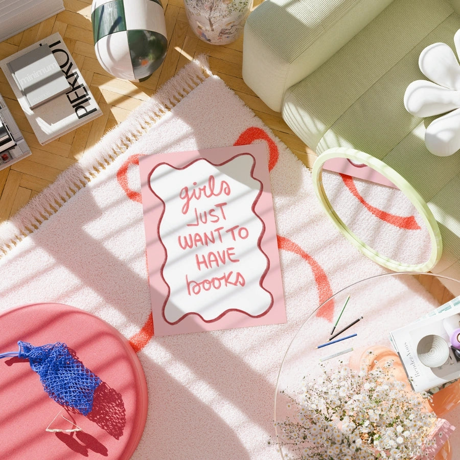 Girls Just Want to Have Books – Bookish Wall Art