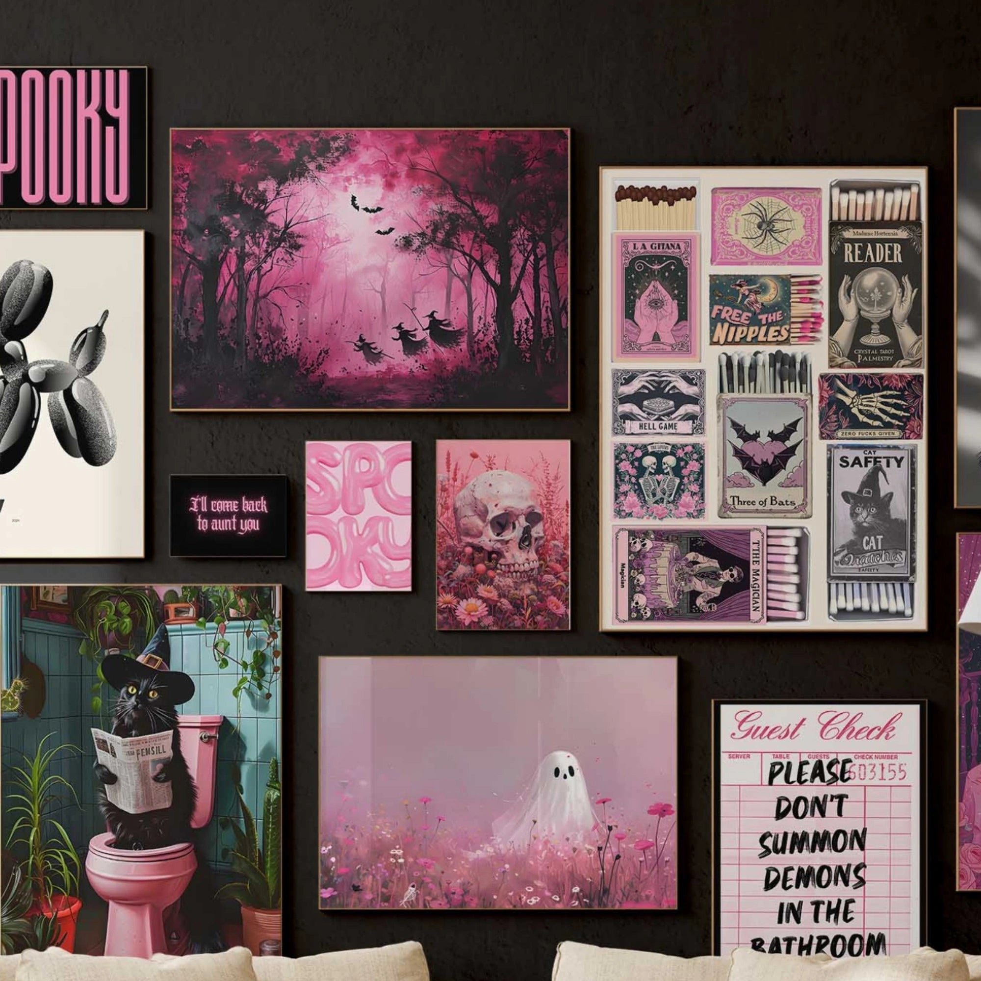 Pink Halloween, over 250 prints