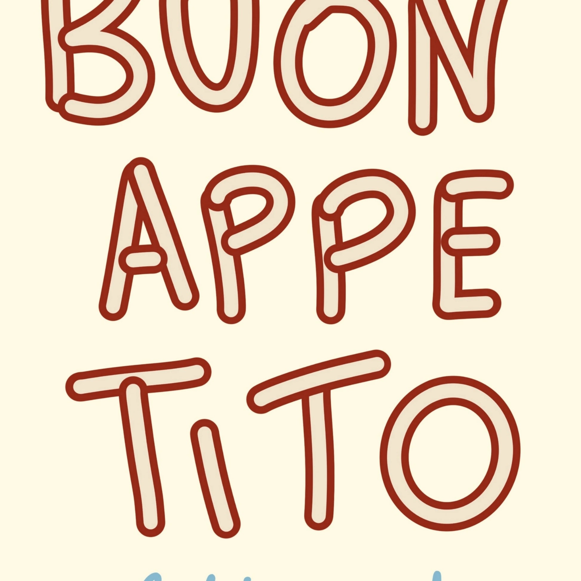 Italian Quote Illustration