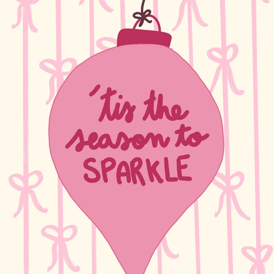Season to Sparkle – Preppy Holiday Ornament Print