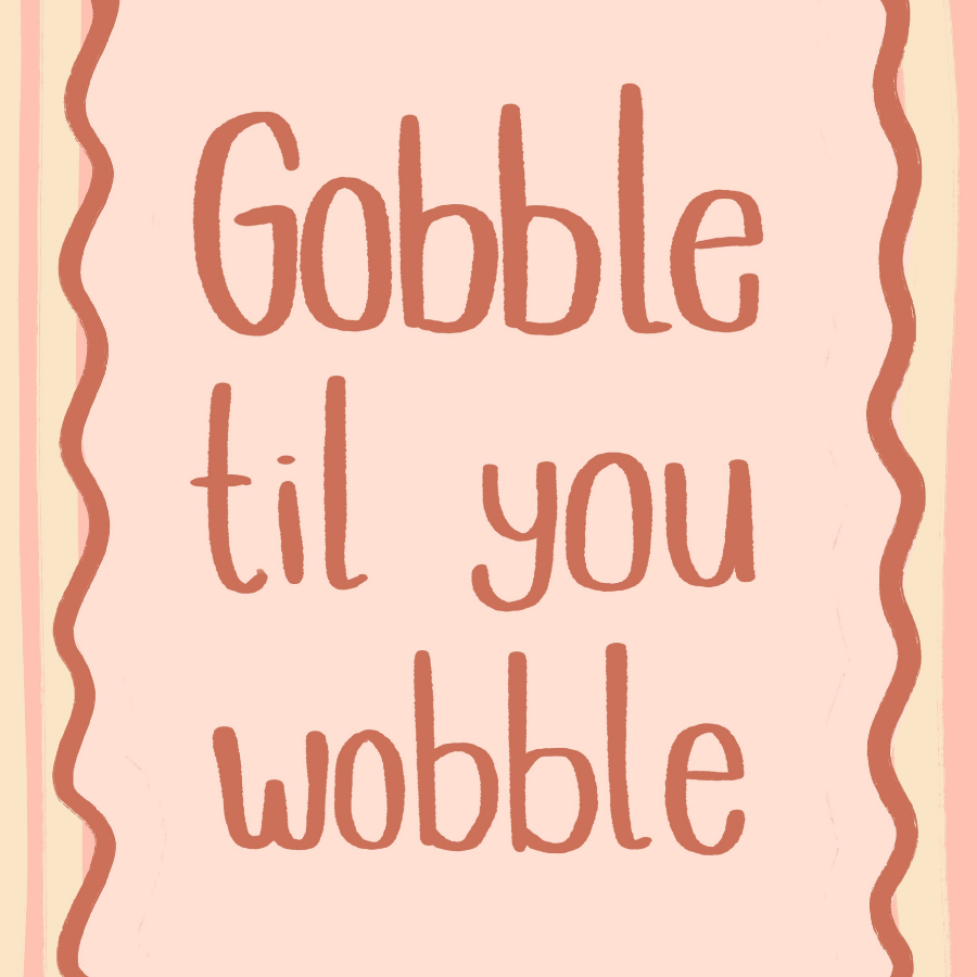Thanksgiving Wall Art – Funny Turkey Print