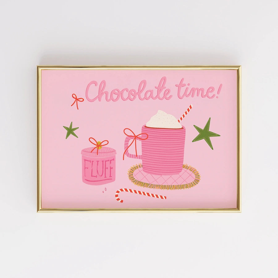 Chocolate Time Wall Art – Crayon Holiday Decor