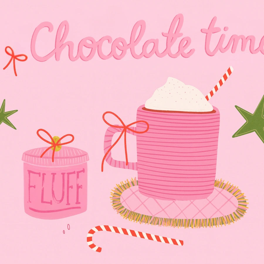 Chocolate Time Wall Art – Crayon Holiday Decor